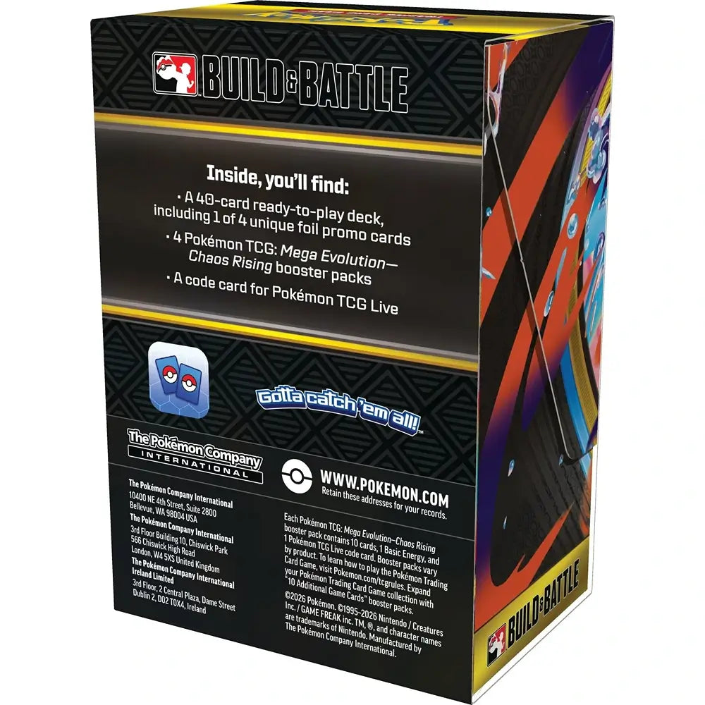 Pokemon TCG: Mega Evolution - Chaos Rising Build & Battle Box (Pre-Order)