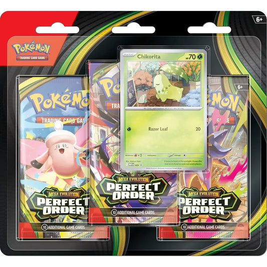 Pokemon TCG: Mega Evolution - Perfect Order 3-Pack Blister (Pre-Order)
