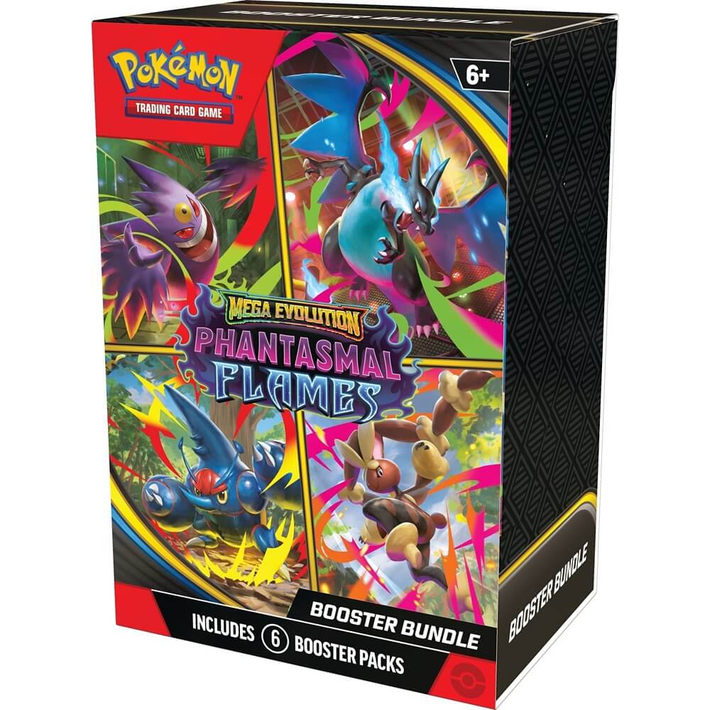 Pokemon TCG: Mega Evolution - Phantasmal Flames Booster Bundle (6) (Pre-Order)