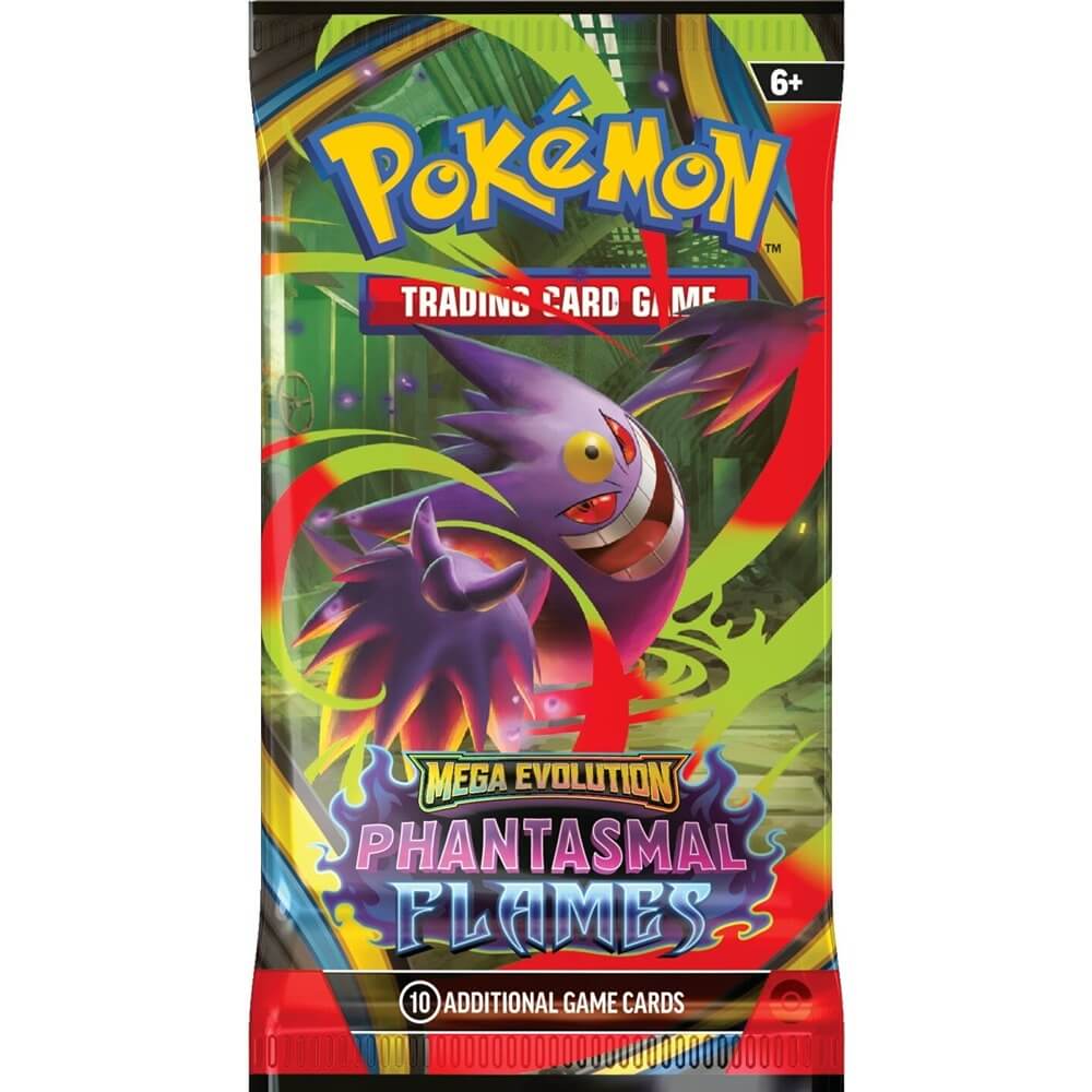 Pokemon TCG: Mega Evolution - Phantasmal Flames Booster Pack (Pre-Order)