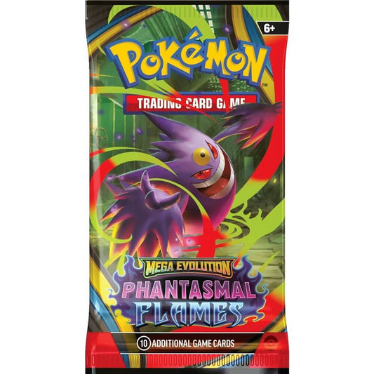 Pokemon TCG: Mega Evolution - Phantasmal Flames Booster Pack (Pre-Order)
