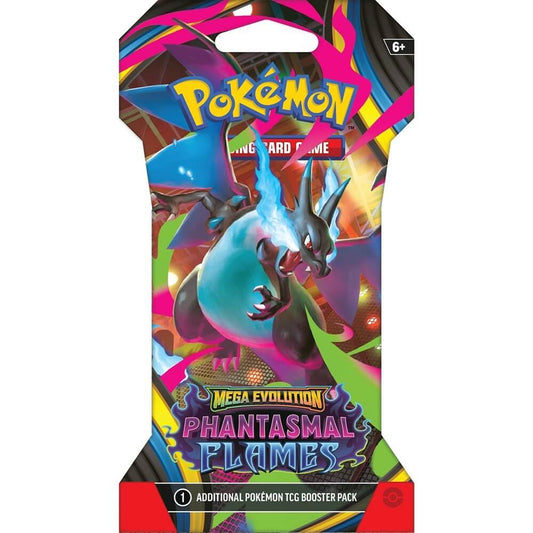 Pokemon TCG: Mega Evolution - Phantasmal Flames Sleeved Booster Pack (Pre-Order)