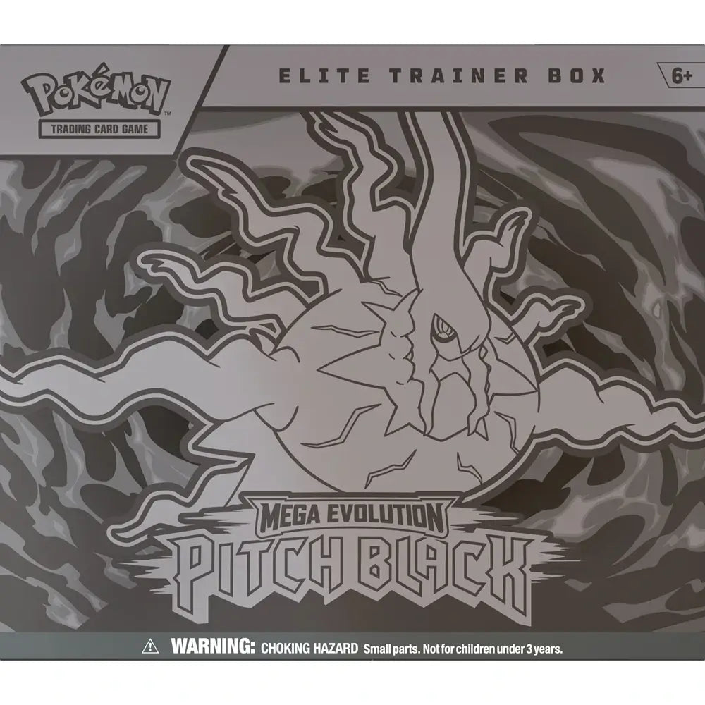 Pokemon TCG: Mega Evolution - Pitch Black Elite Trainer Box (ETB) (Pre Booster Boyz Pokemon TCG: Mega Evolution - Pitch Black Elite Trainer Box (ETB) (Pre Booster Boyz