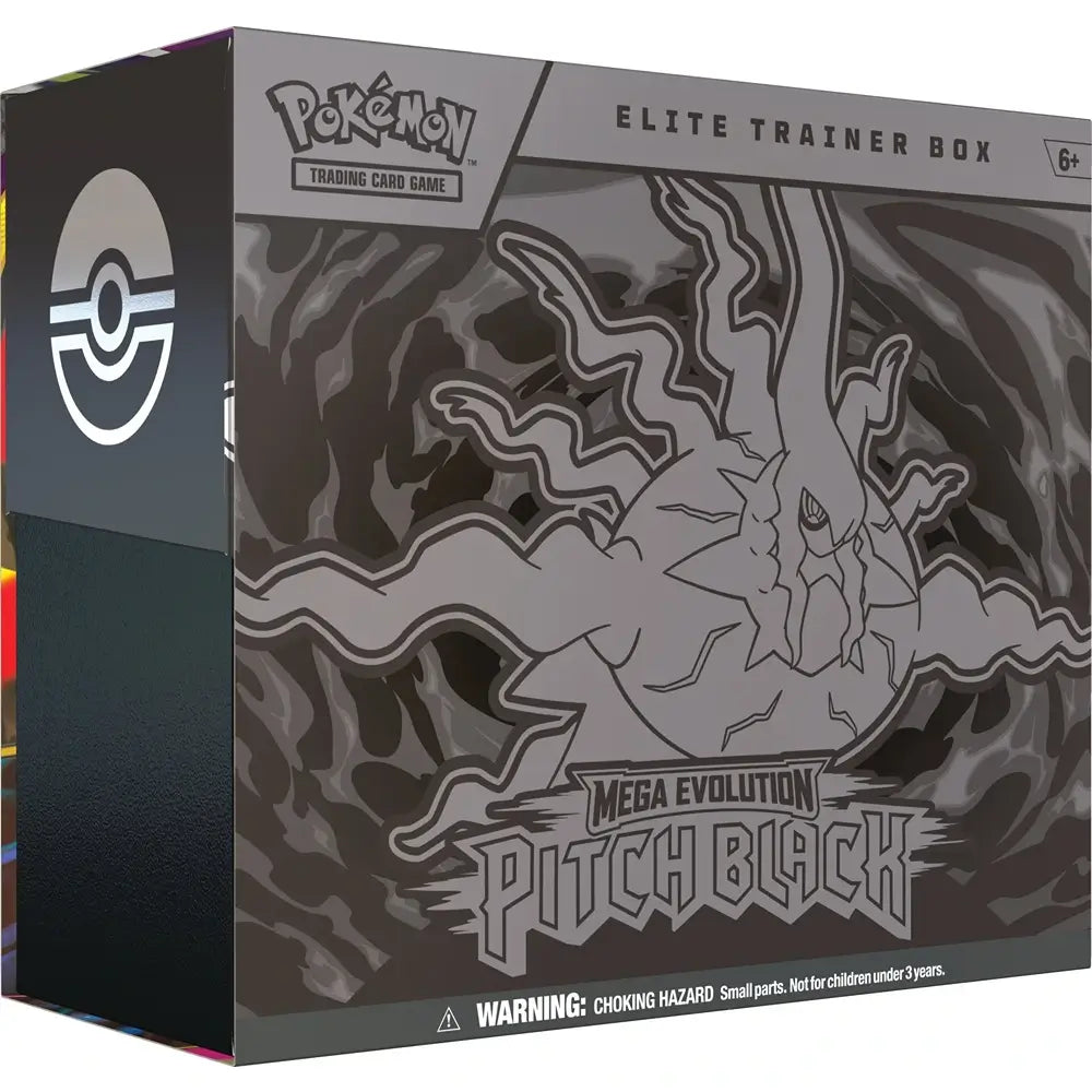 Pokemon TCG: Mega Evolution - Pitch Black Elite Trainer Box (ETB) (Pre Booster Boyz Pokemon TCG: Mega Evolution - Pitch Black Elite Trainer Box (ETB) (Pre Booster Boyz