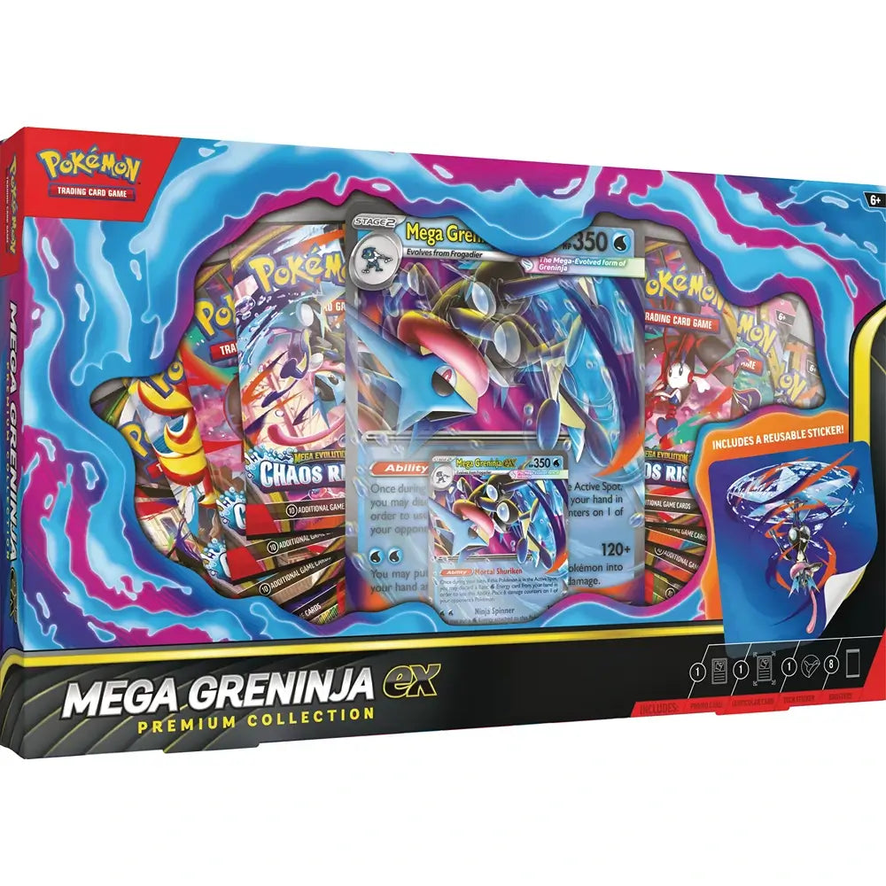 Pokemon TCG: Mega Greninja ex Premium Collection Box (Pre-Order)