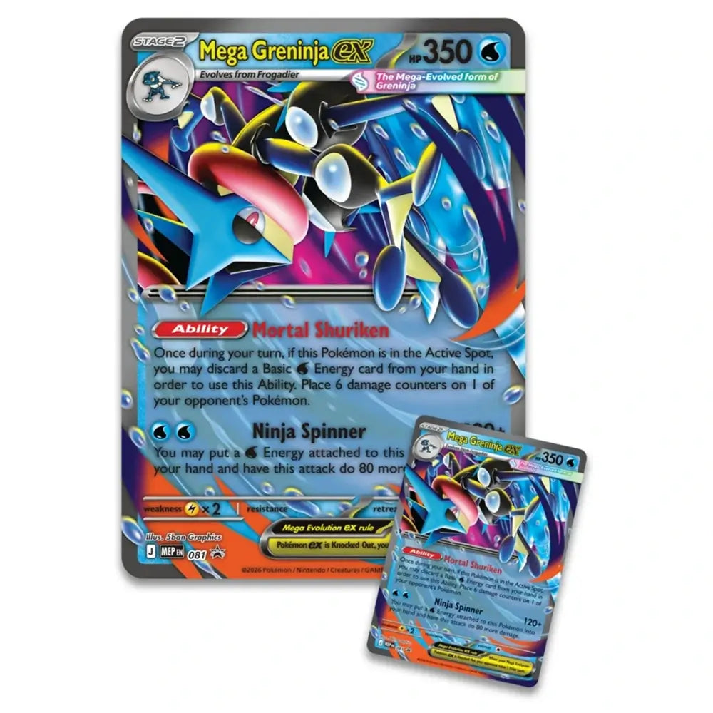 Pokemon TCG: Mega Greninja ex Premium Collection Box – Booster Boyz