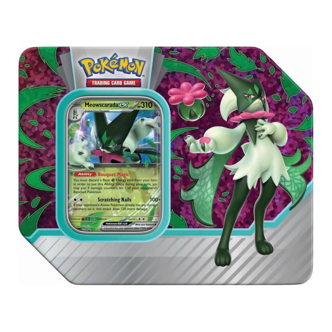 Pokemon TCG Paldea Partners Tin (Meowscarda ex)