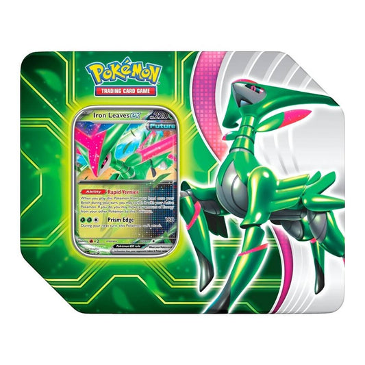 Pokemon TCG: Paradox Clash Tin (Iron Leaves ex)