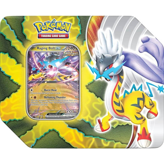 Pokemon TCG: Paradox Destinies Tin (Raging Bolt ex)