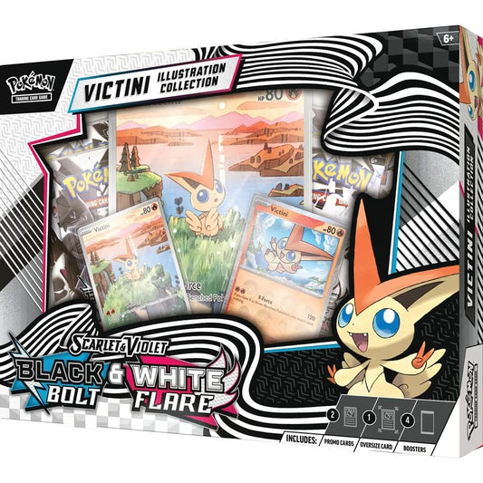 Pokemon TCG: Scarlet & Violet - Black Bolt/White Flare Unova Victini Illustration Collection (Pre-Order)
