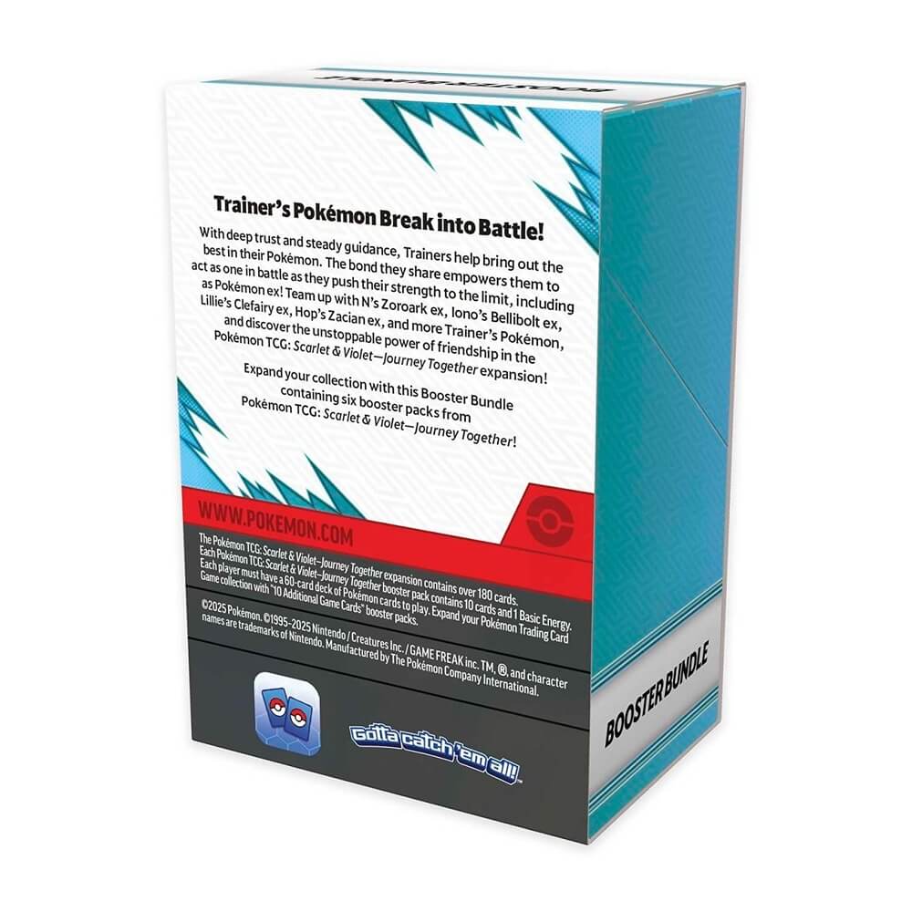 Pokemon TCG: Scarlet & Violet - Journey Together Booster Bundle (6) Booster Boyz Pokemon TCG: Scarlet & Violet - Journey Together Booster Bundle (6) Booster Boyz
