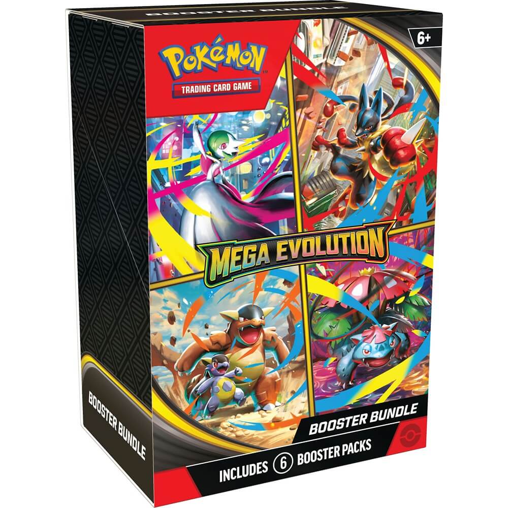 Pokemon TCG: Mega Evolution – Booster Bundle (6) (Pre-Order, Wave 2 – Ships Oct. 2025)