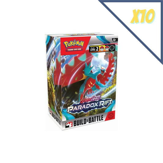 Pokemon TCG: Scarlet & Violet - Paradox Rift Build & Battle Box Display (10)