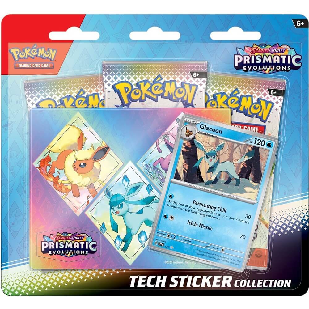 Pokemon TCG: Scarlet & Violet - Prismatic Evolutions Tech Sticker Collection (Pre-Order)