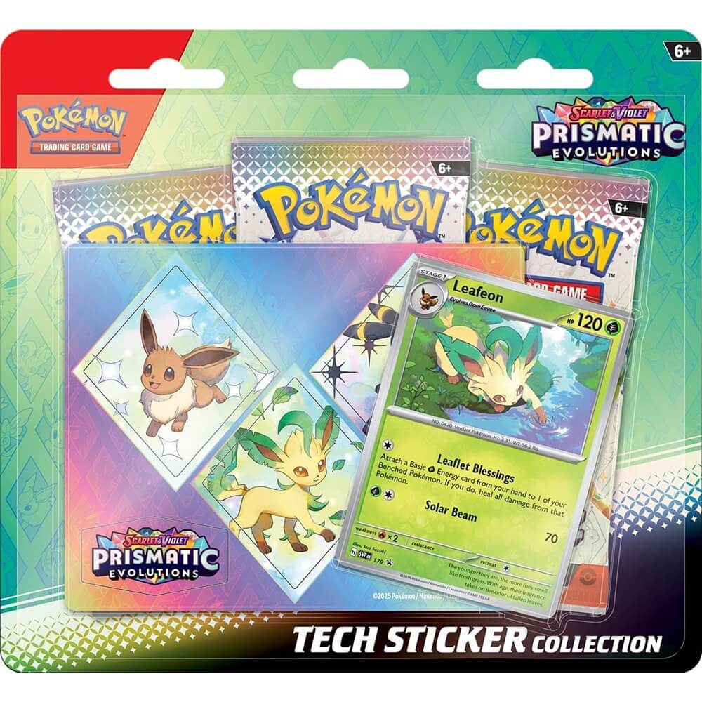 Pokemon TCG: Scarlet & Violet - Prismatic Evolutions Tech Sticker Collection (Pre-Order)