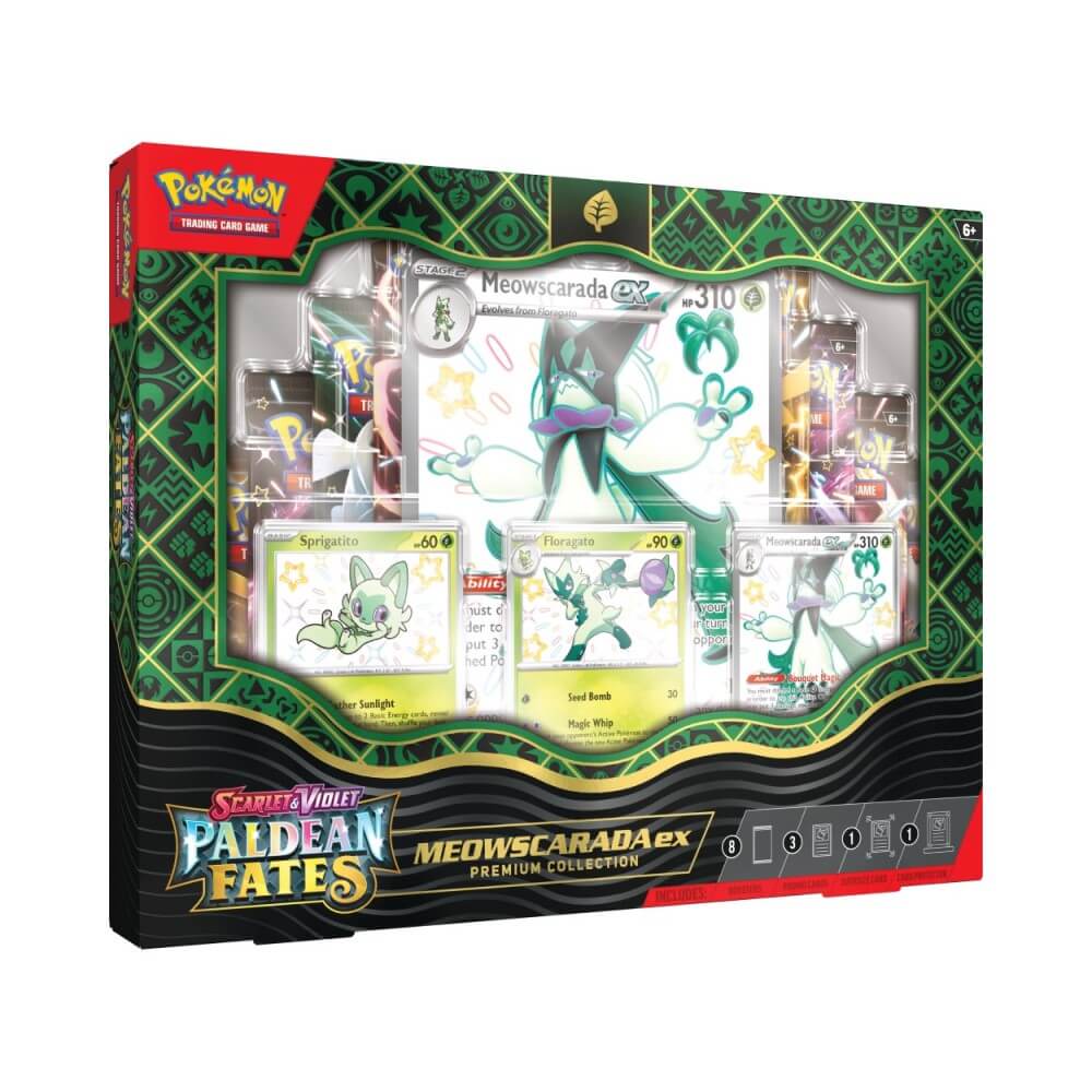Pokemon TCG: Scarlet & Violet - Paldean Fates Premium Collection Box (Shiny Meowscarada ex)