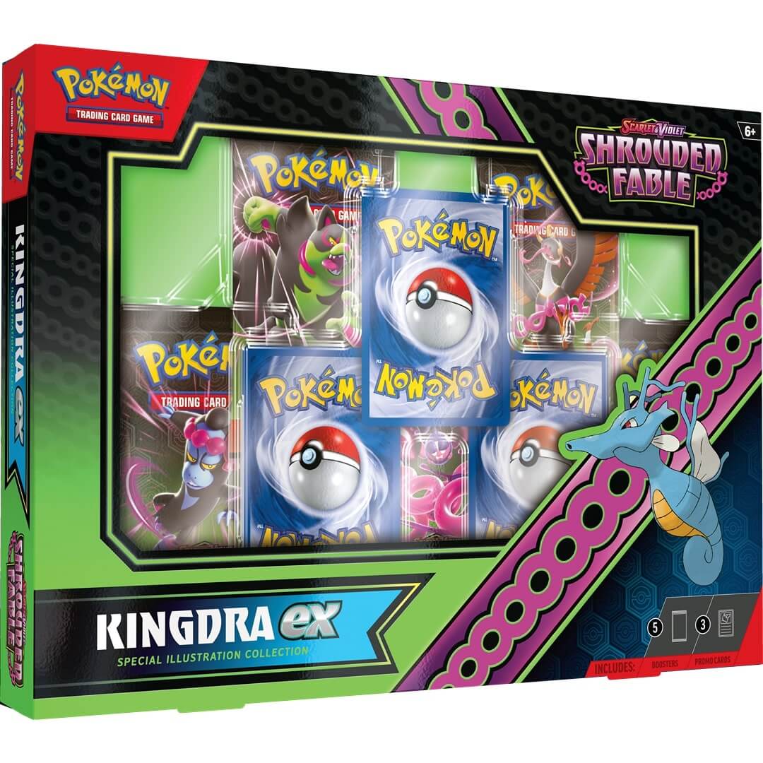 Pokemon TCG: Scarlet & Violet—Shrouded Fable Kingdra ex Special Illustration Collection Box