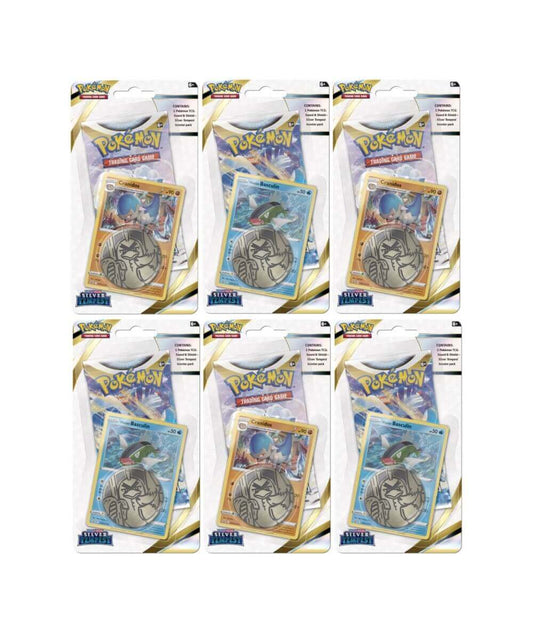 Pokemon TCG: Sword & Shield - Silver Tempest Checklane Blister 6-Pack