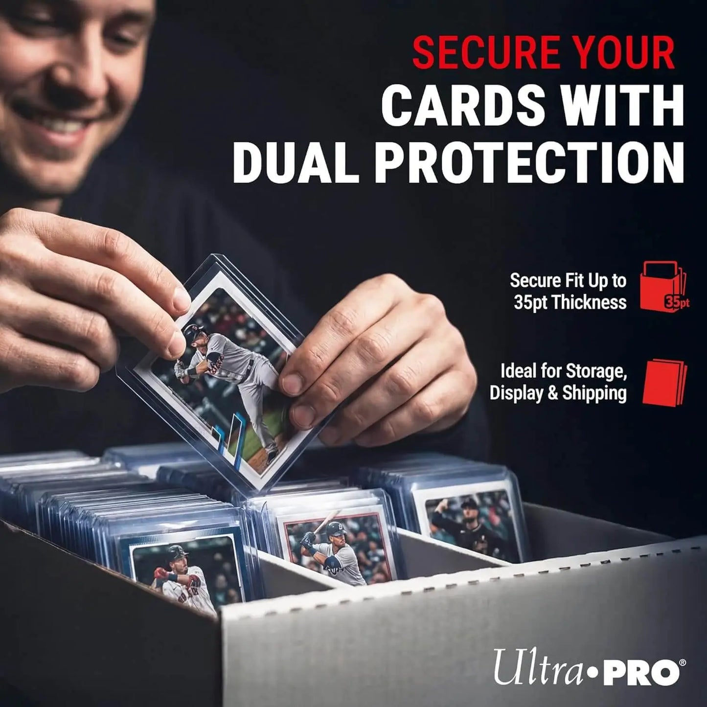 Ultra PRO 3" x 4" Regular Toploaders & Soft Sleeves Bundle (100 Count)