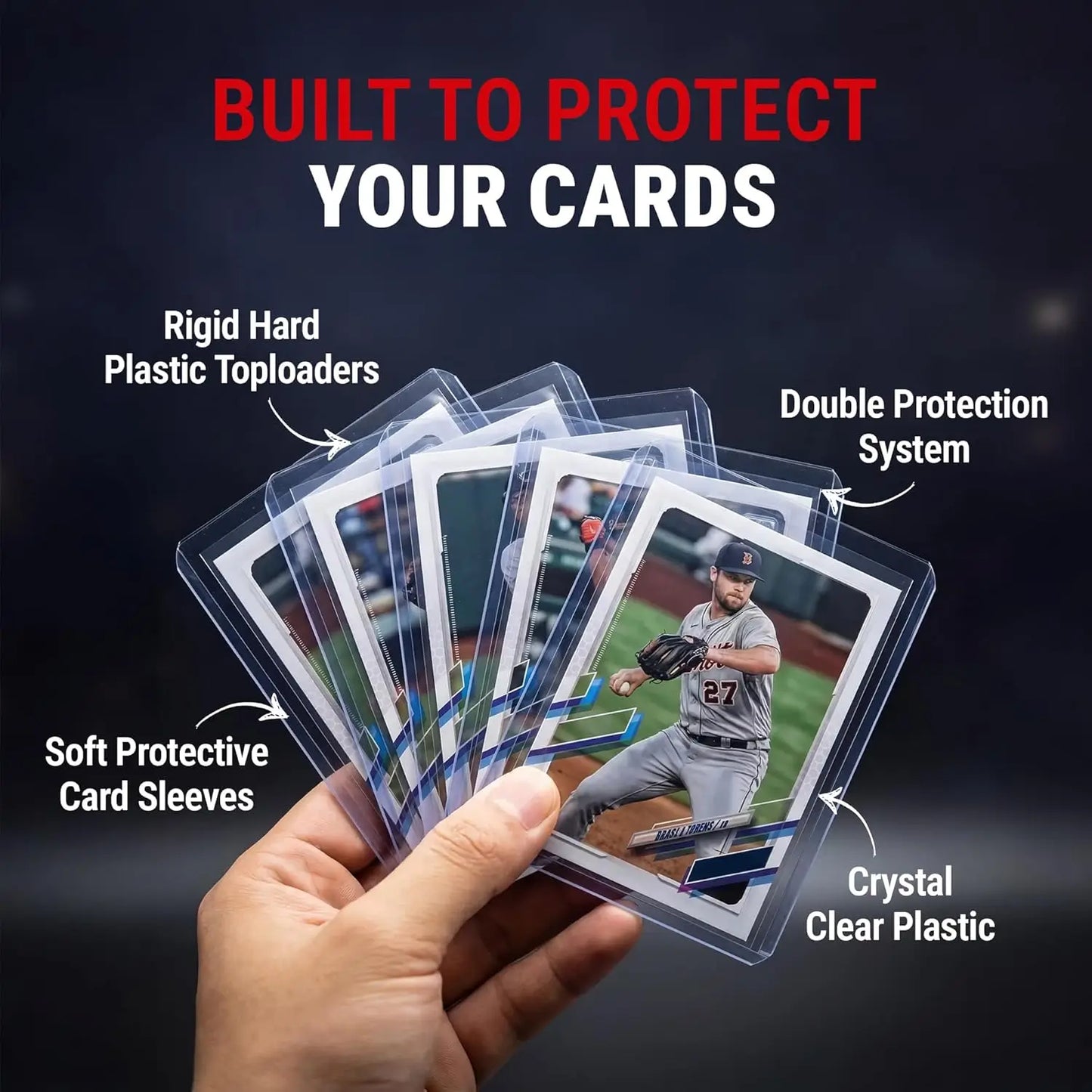 Ultra PRO 3" x 4" Regular Toploaders & Soft Sleeves Bundle (100 Count)