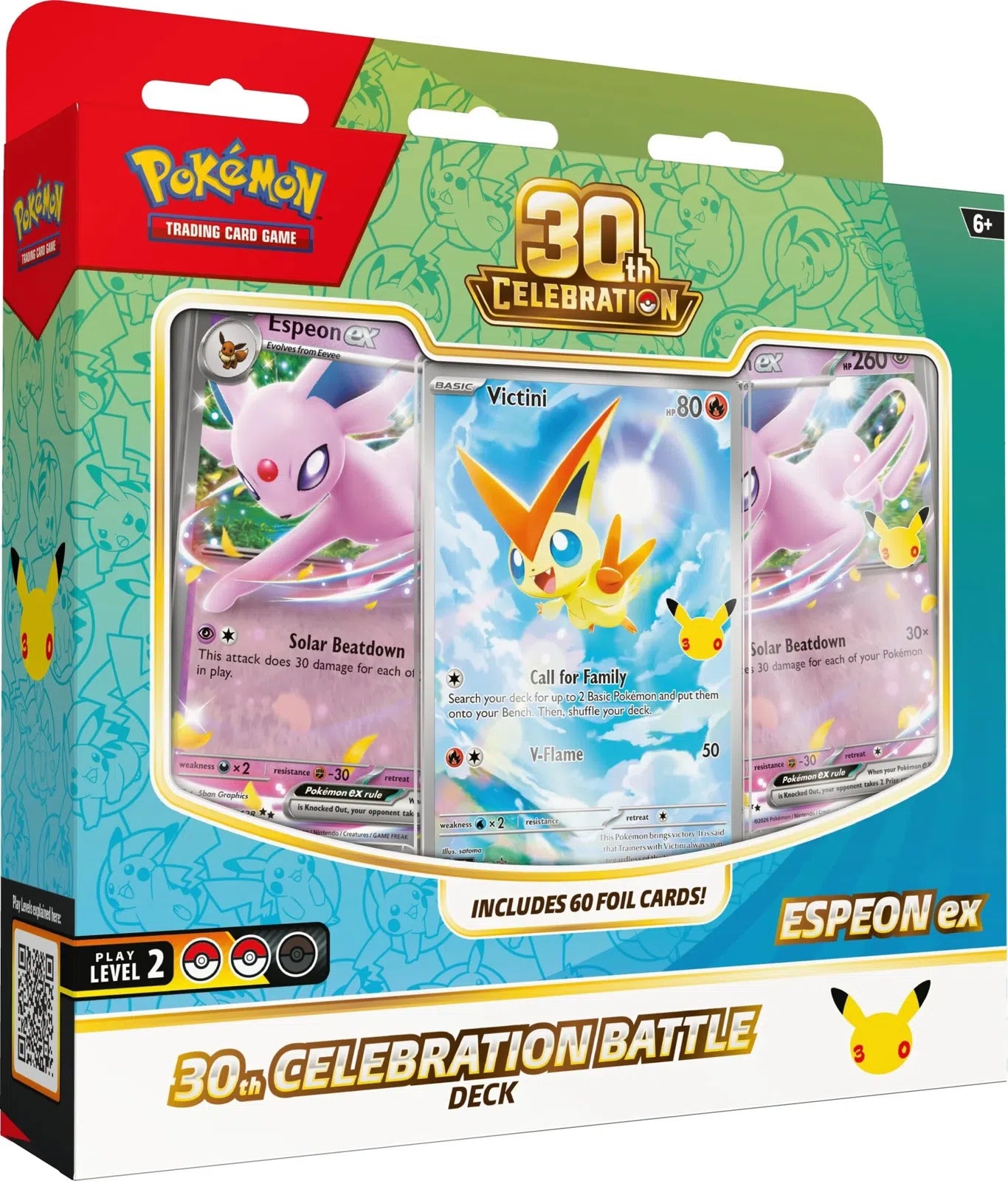 Pokemon TCG: 30th Celebration Battle Deck (Espeon ex) - Primary