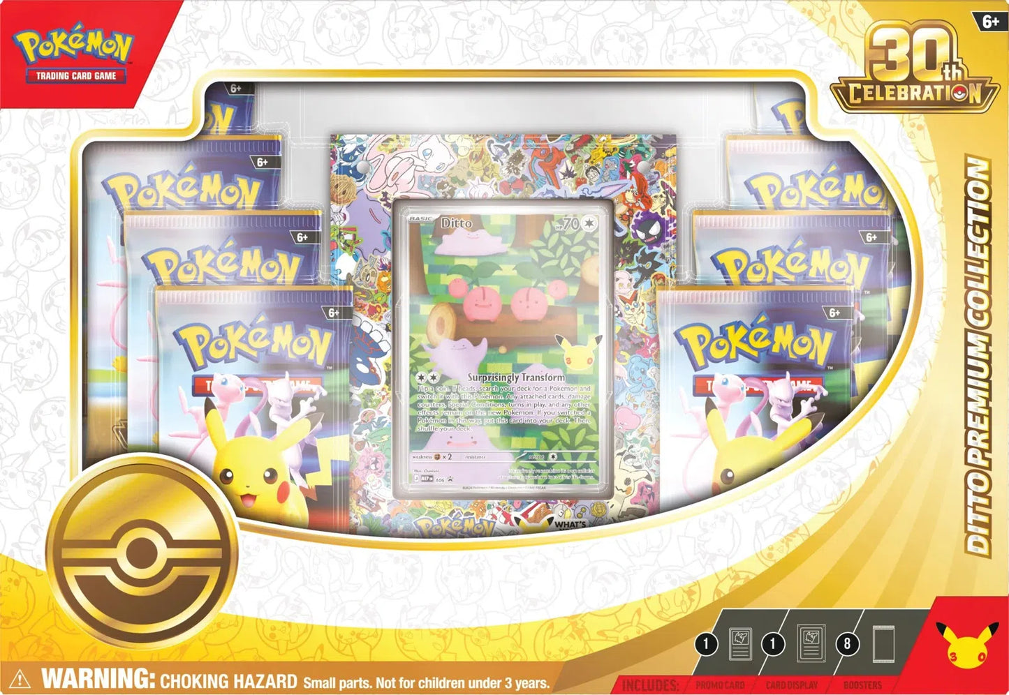 Pokemon TCG: 30th Celebration Ditto Premium Collection - Front