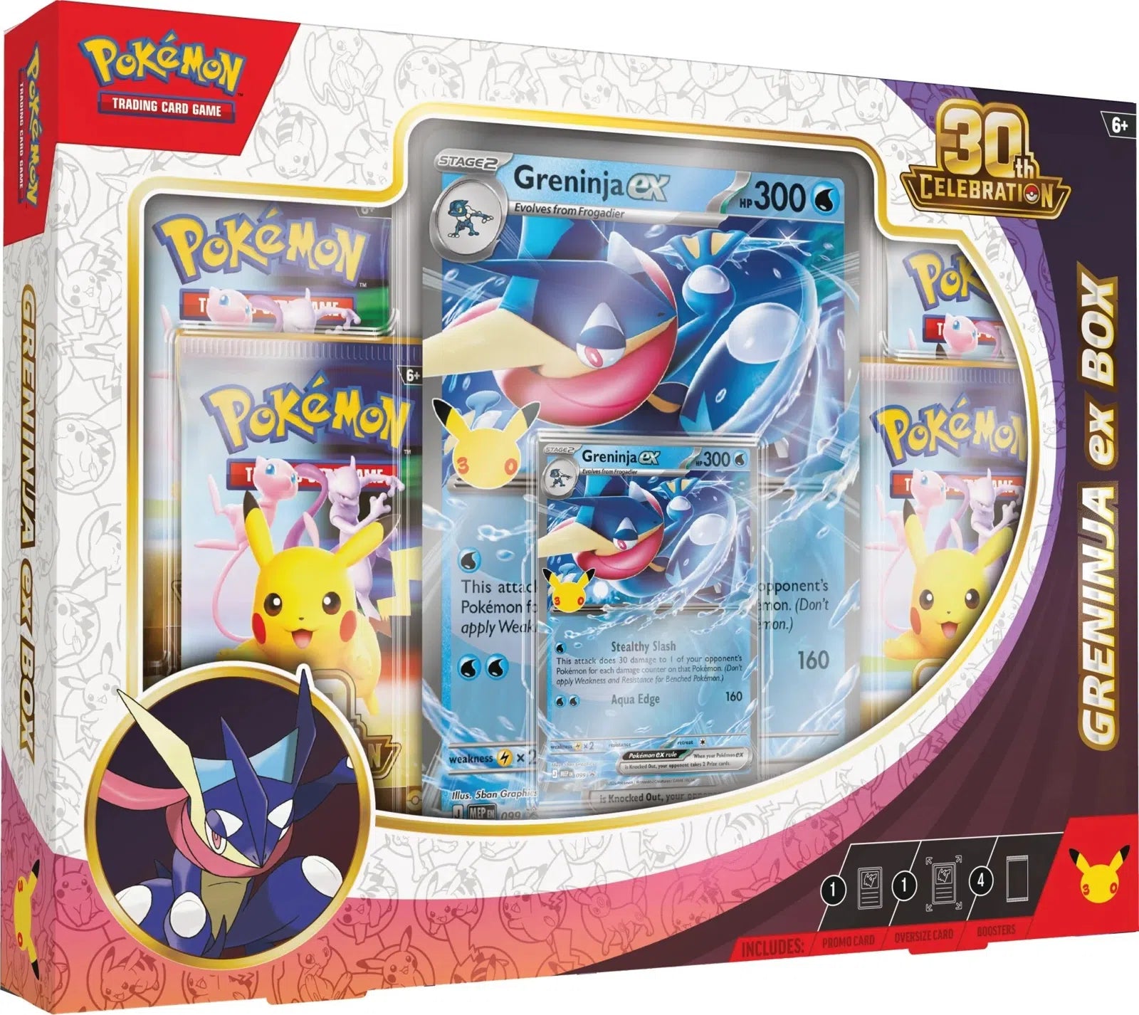 Pokemon TCG: 30th Celebration Greninja ex Box - Primary