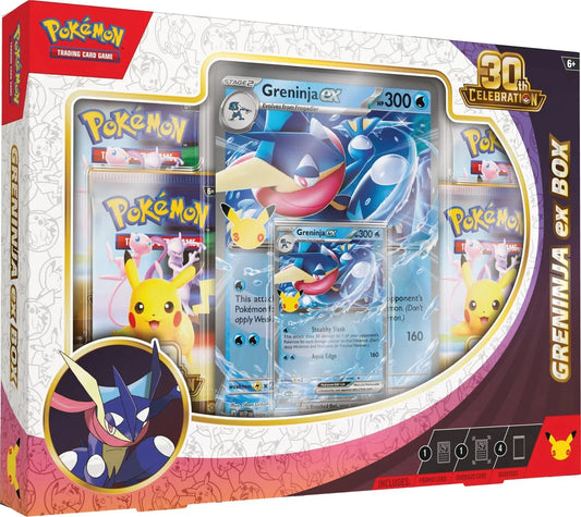 Pokemon TCG: 30th Celebration Greninja ex Box - Primary