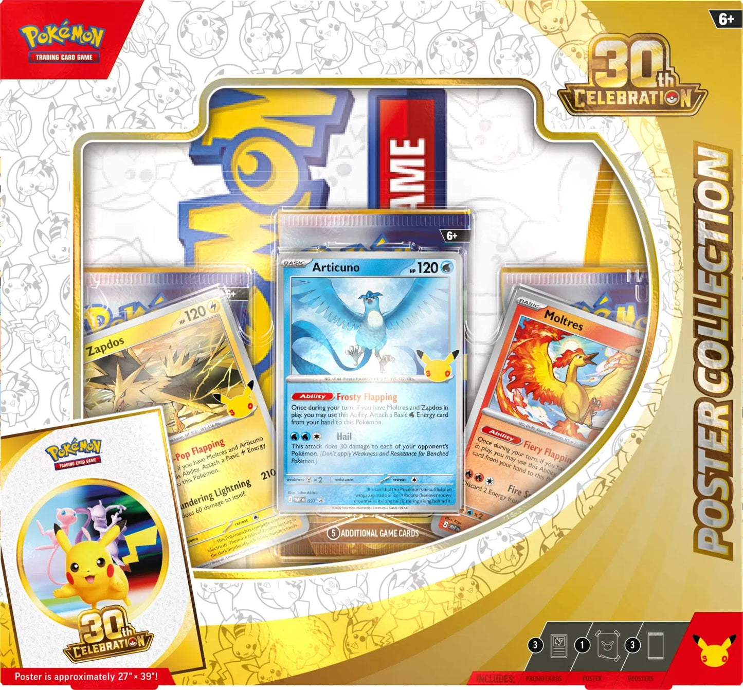 Pokemon TCG: 30th Celebration Poster Collection - Front