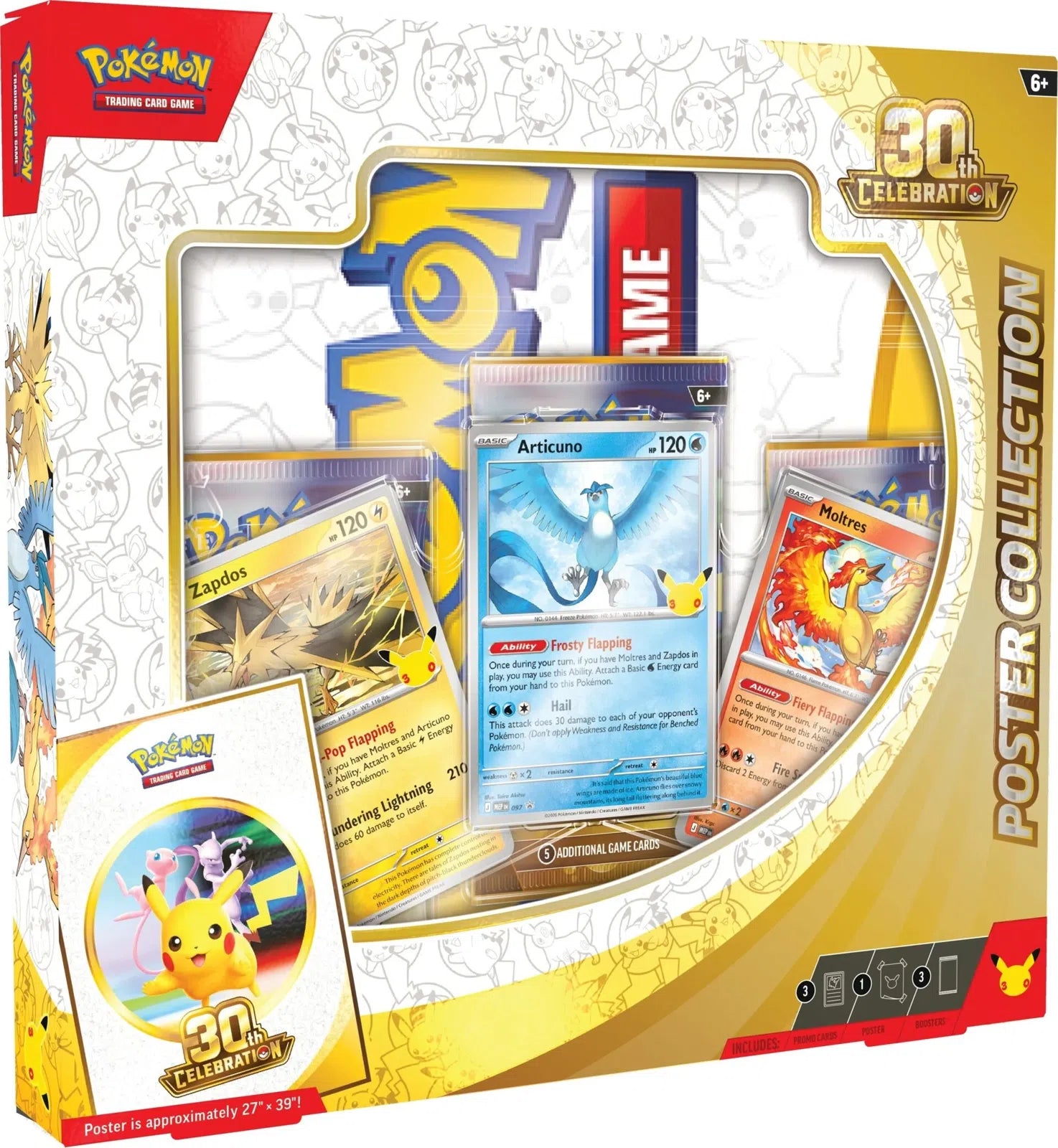 Pokemon TCG: 30th Celebration Poster Collection - Left