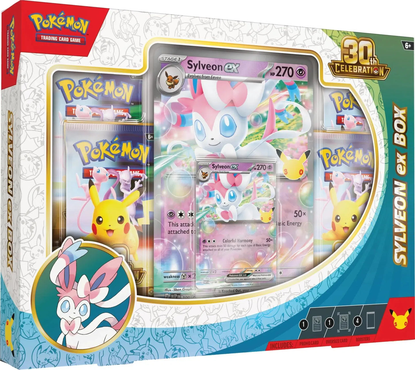 Pokemon TCG: 30th Celebration Sylveon ex Box - Primary