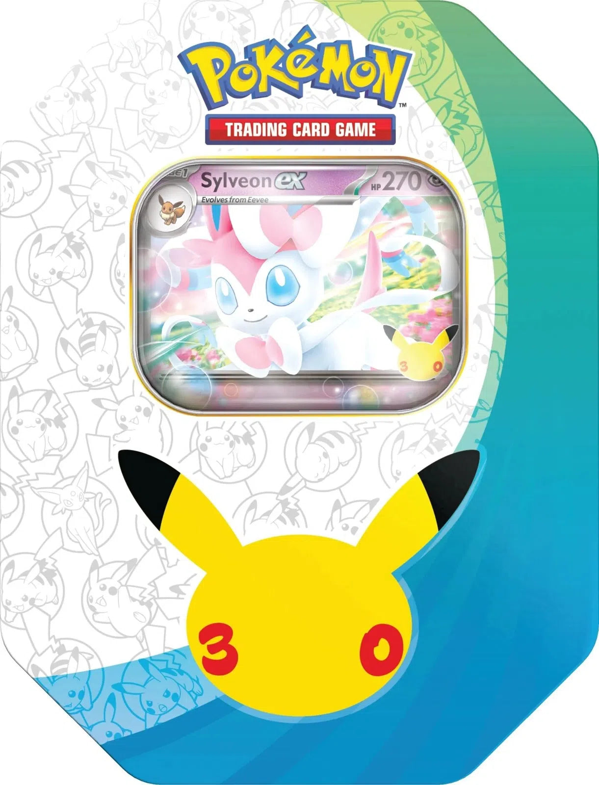 Pokemon TCG: 30th Celebration ex Tin (Sylveon ex) - Primary