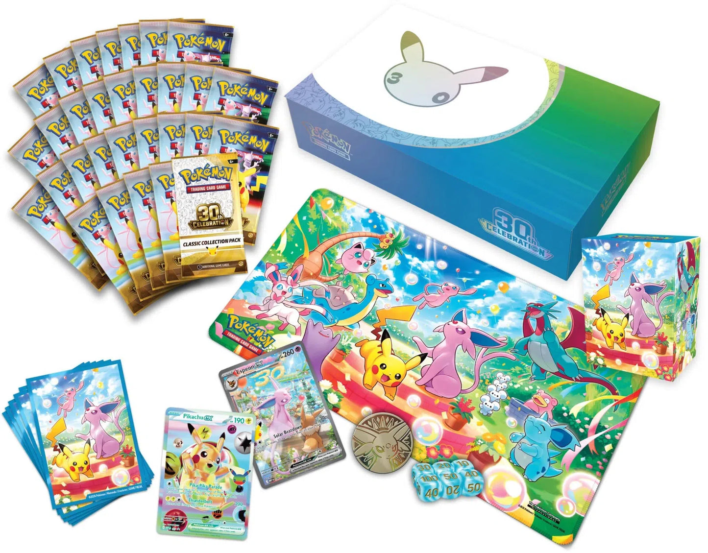 Pokemon TCG: 30th Celebration Ultra-Premium Collection (Day) - Grouped Component Image