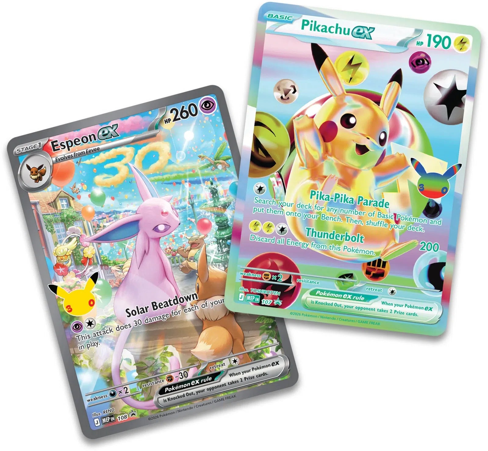 Pokemon TCG: 30th Celebration Ultra-Premium Collection (Day) - Promo Cards