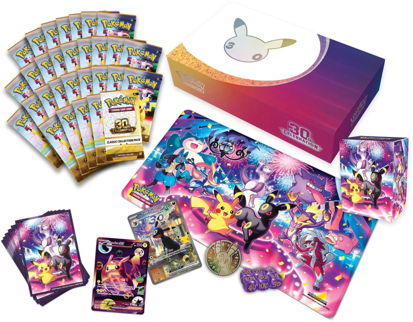 Pokemon TCG: 30th Celebration Ultra-Premium Collection (Night) - Grouped Component Image