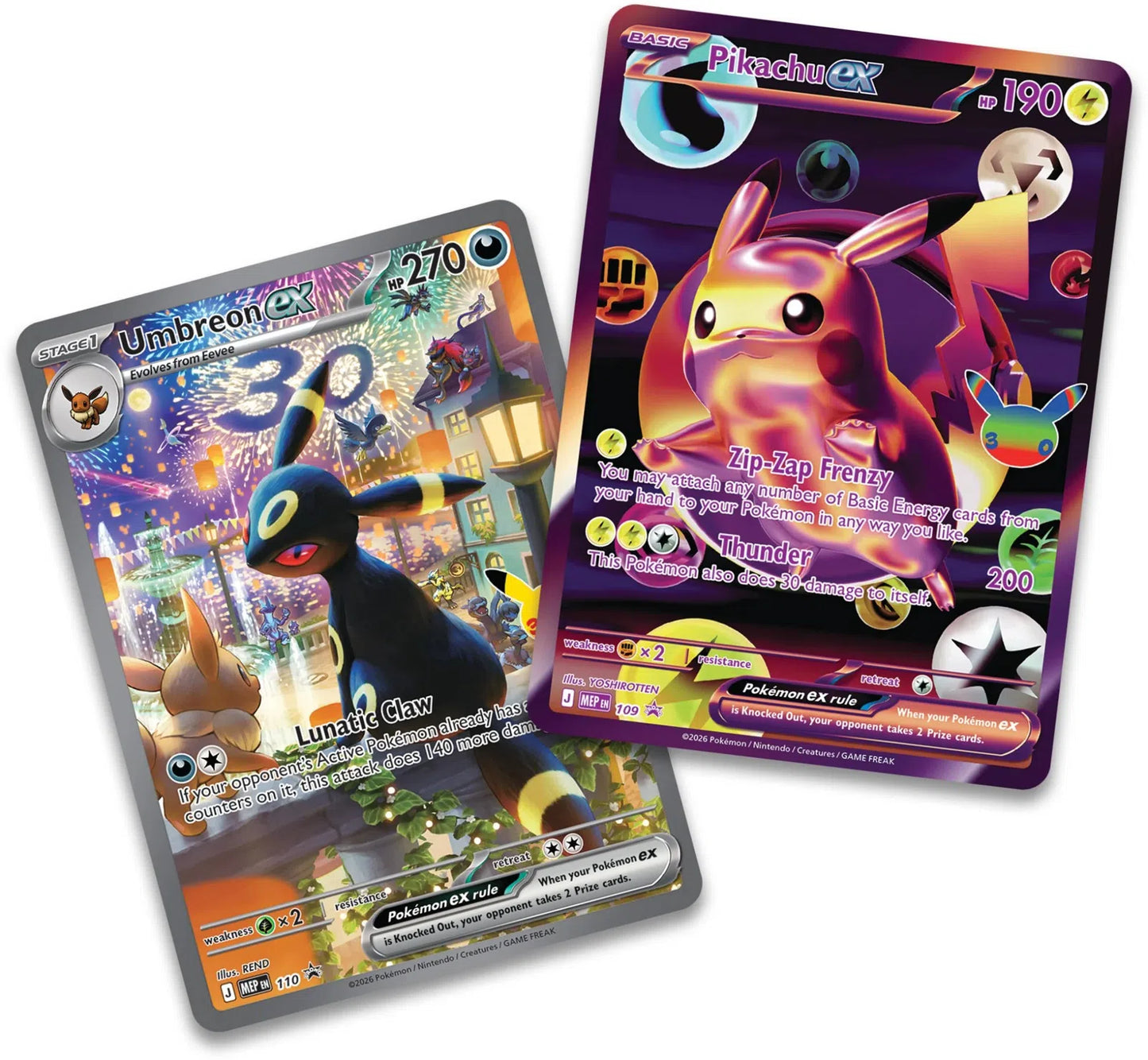 Pokemon TCG: 30th Celebration Ultra-Premium Collection (Night) - Promo Cards