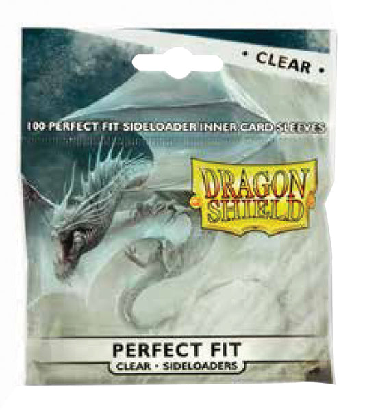 Dragon Shields: Perfect Fit Card Sleeves - Side-Loading Clear (100)