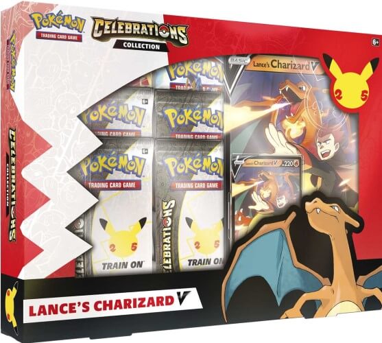 Pokemon TCG: Celebrations Collection Box (Lance's Charizard V ...