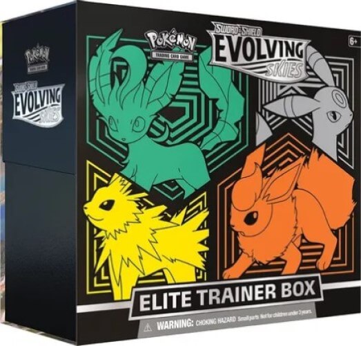 Pokemon TCG: Sword & Shield - Evolving Skies Elite Trainer Box (ETB) (Flareon/Jolteon/Umbreon/Leafeon)