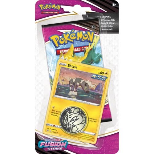 Pokemon TCG: Sword & Shield - Fusion Strike Checklane Blister Pack (Blitzle)