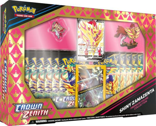 Pokemon TCG: Sword & Shield - Crown Zenith - Premium Figure Collection Box - Shiny Zamazenta