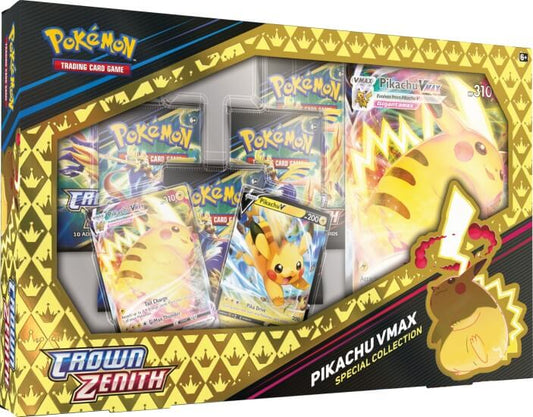 Pokemon TCG: Sword & Shield - Crown Zenith - Special Collection Box (Pikachu VMAX) Case (6)