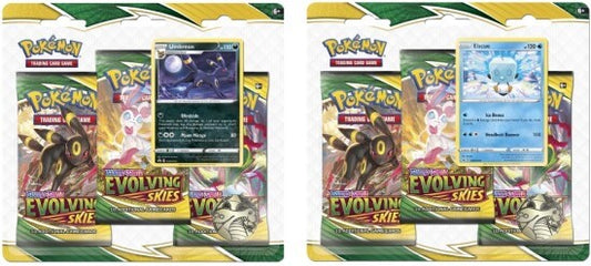 Pokemon TCG: Sword & Shield - Evolving Skies Three-Booster Pack Blister