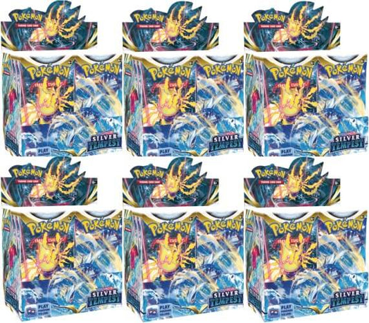 Pokemon TCG: Sword & Shield - Silver Tempest Booster Display Box Case (6)