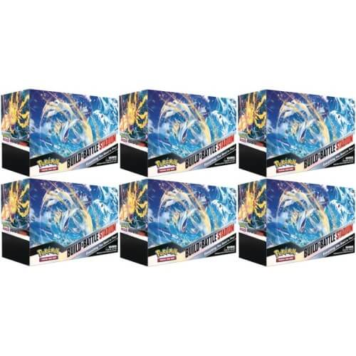 Pokemon TCG: Sword & Shield - Silver Tempest Build & Battle Stadium Case (6)