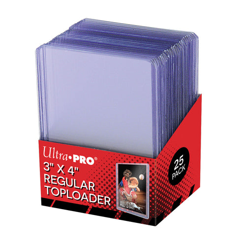 Ultra Pro: Toploader 3" x 4" Clear Regular (25)